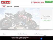 Tablet Screenshot of mc-ams.co.uk